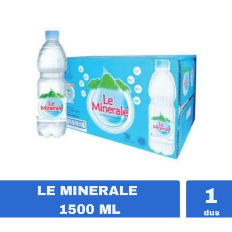 

Le minerale 1500 liter 1 dus isi 12 botol