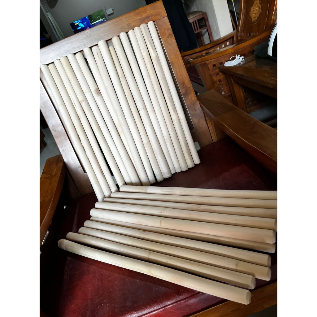 Dowel Kayu 24mm Panjang 50 mm dan 70 mm - Dowel Kayu Stik Bulat ( REALPICT )