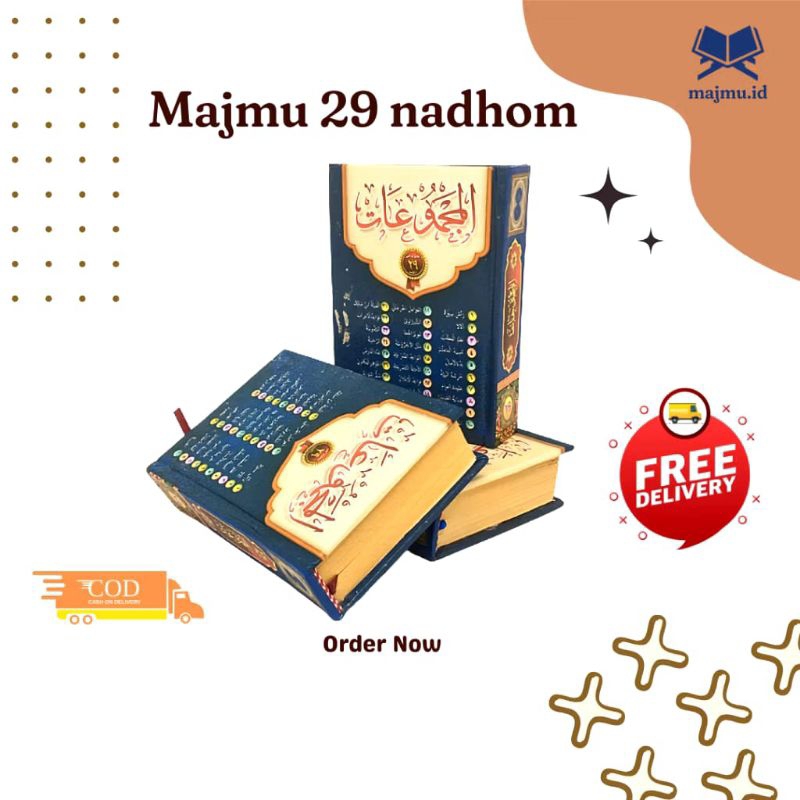 Buku Kitab Majmu Nadhom 29 Kumpulan Nadom Majmuat Saku Hard Cover