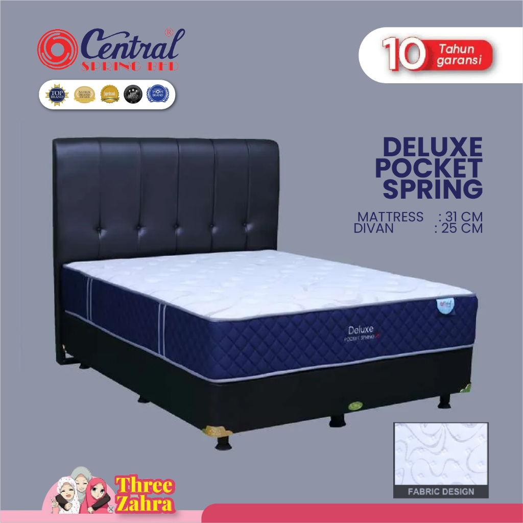 Kasur Springbed Central Deluxe Pocket Spring  / Springbed Central