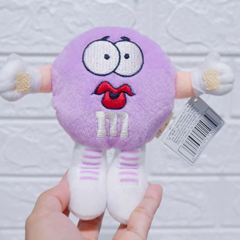 Boneka mnm M&M's m&m ungu lisa lilac ori