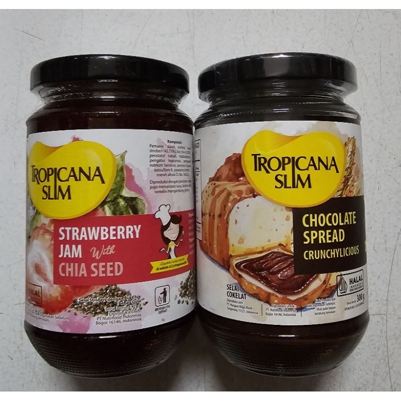 

Tropicana Slim Selai Olesan Coklat&Stroberi 300g
