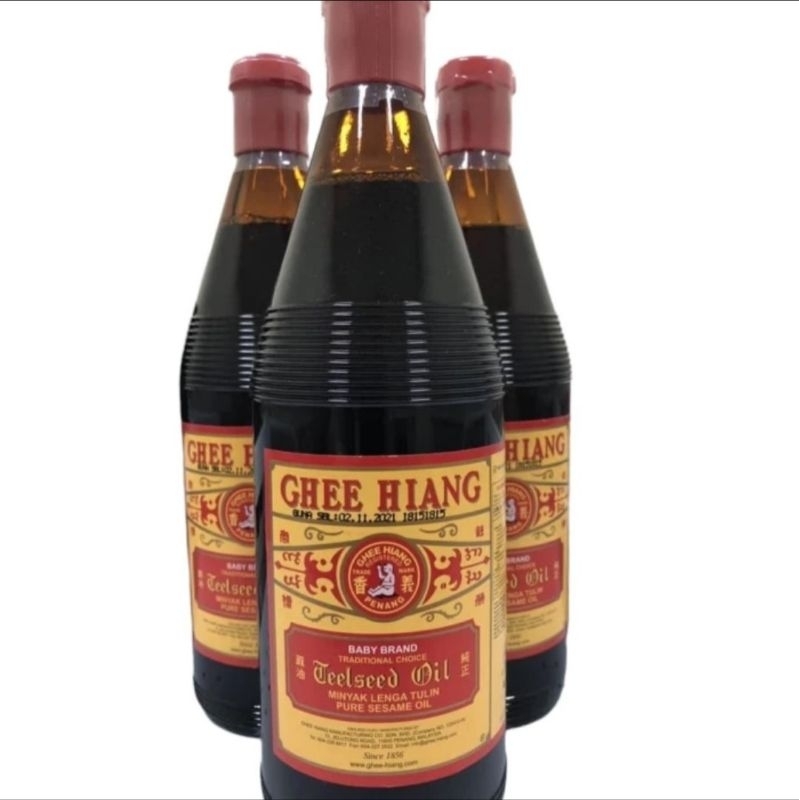 

Minyak Wijen Baby / Minyak Mayu Baby / GHEE HIANG/ 700 ml / Dus