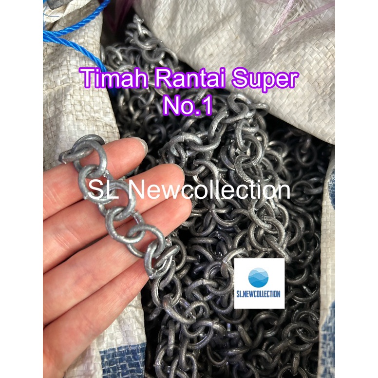 KODE R44X RANTAI TIMAH Pemberat Jala no1  HARGA PER KILO MURAH