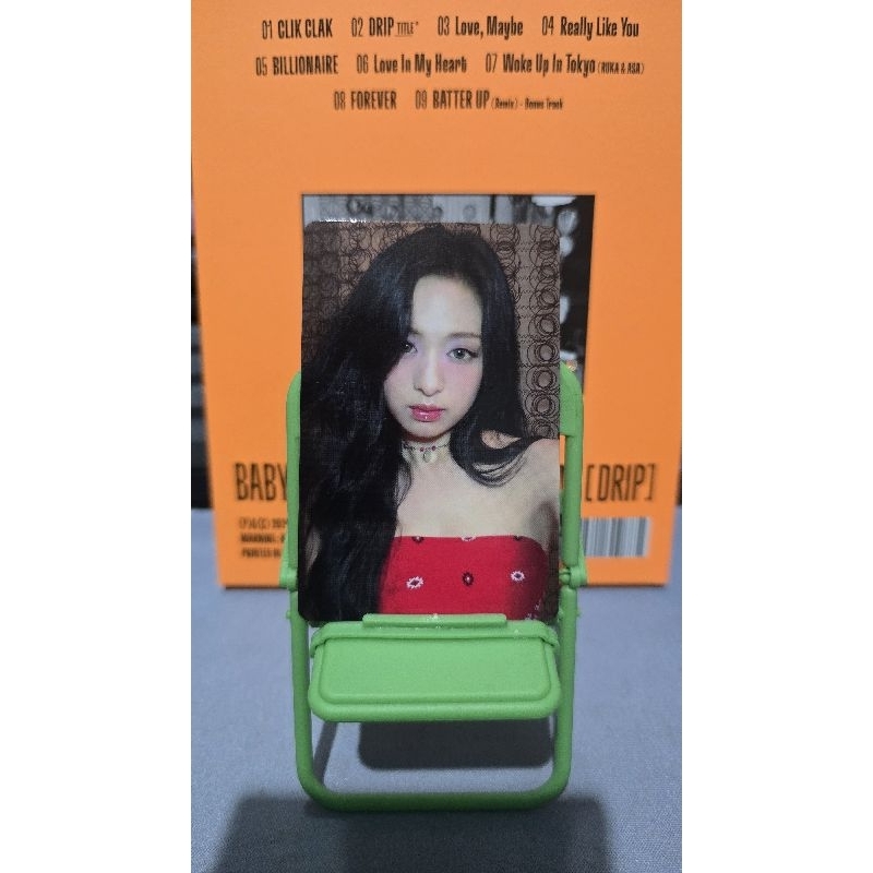 photocard babymonster ahyeon drip