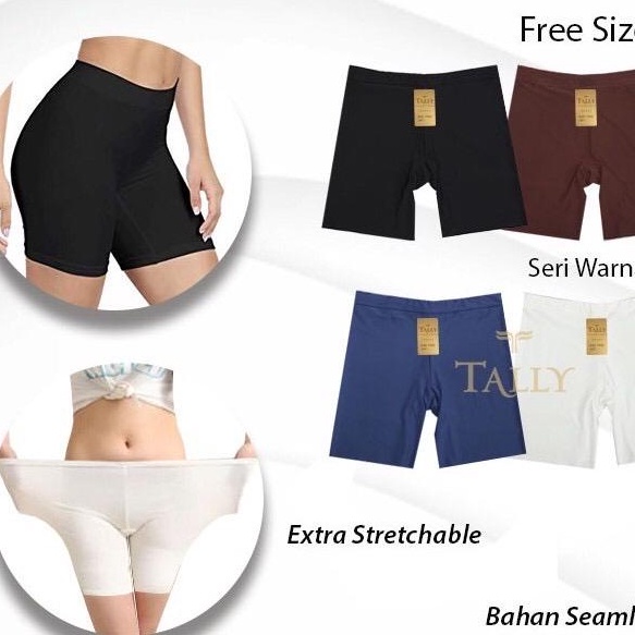 FG2 Tally 172  174  175  176  178 Short Pants Wanita Seamless Tanpa Jahitan Celana Short Seamless Ta
