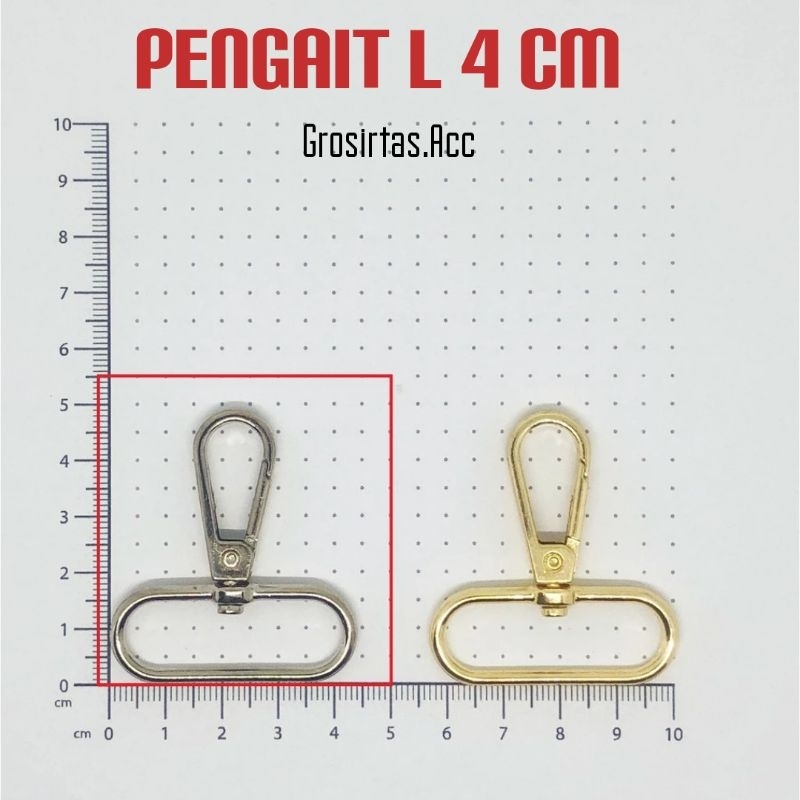 KewKew Kait Tas ukuran 4 cm  Pengait Cantolan Tas