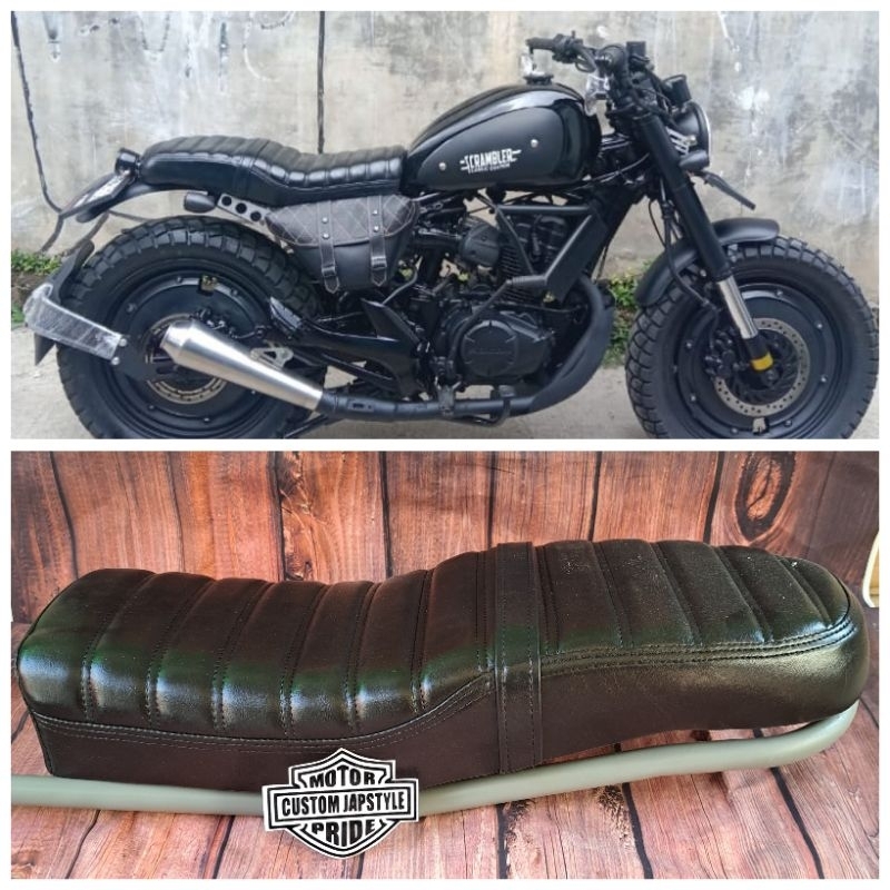 Jok motor custom japstyle scrambler tracker model XSR