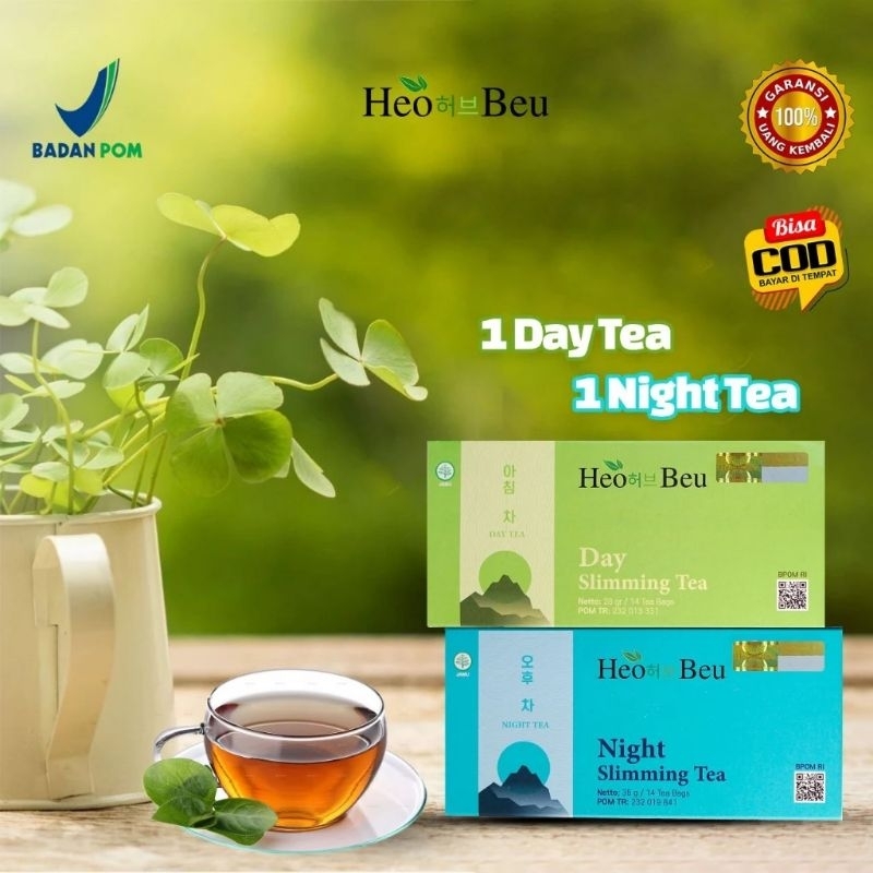 

[READY STOCK] Tea Heo Beu Slimming Teh Diet Herbal Pelangsing Badan Asli 100% Original