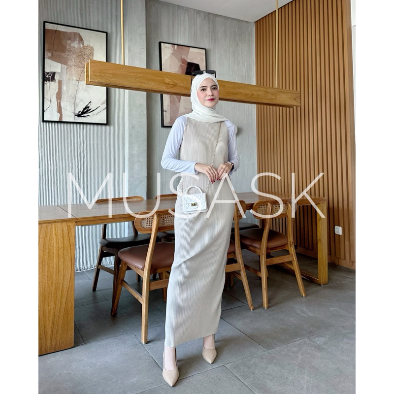 INNER DRESS SPAN / INNER DRESS PLISKET LIDI SPAN / INNER SPAN PLISKET LIDI / KODE DS01