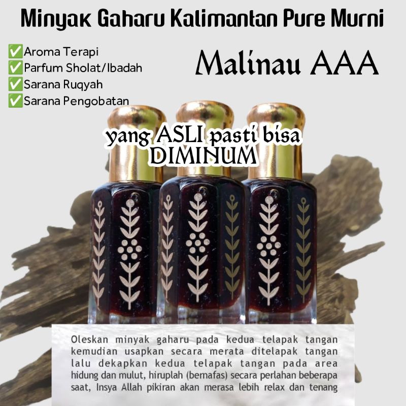 Minyak Gaharu Malinau AAA Pure Asli Kalimantan Kwalitas Arab