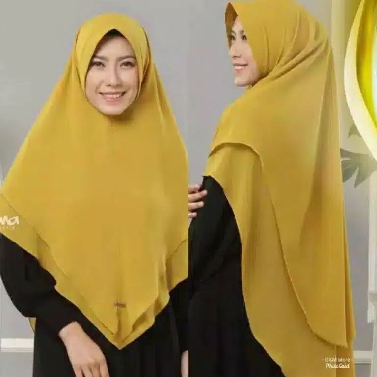 KODE D26C JILBAB CERUTY POLOS ELHASNA