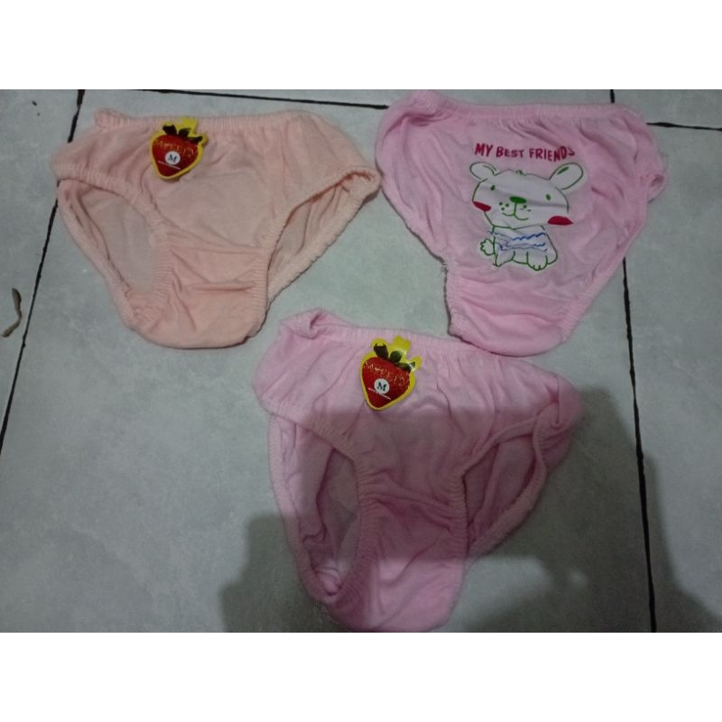 New Celana dalam anak cewek size M 1 tahun - 3 tahun