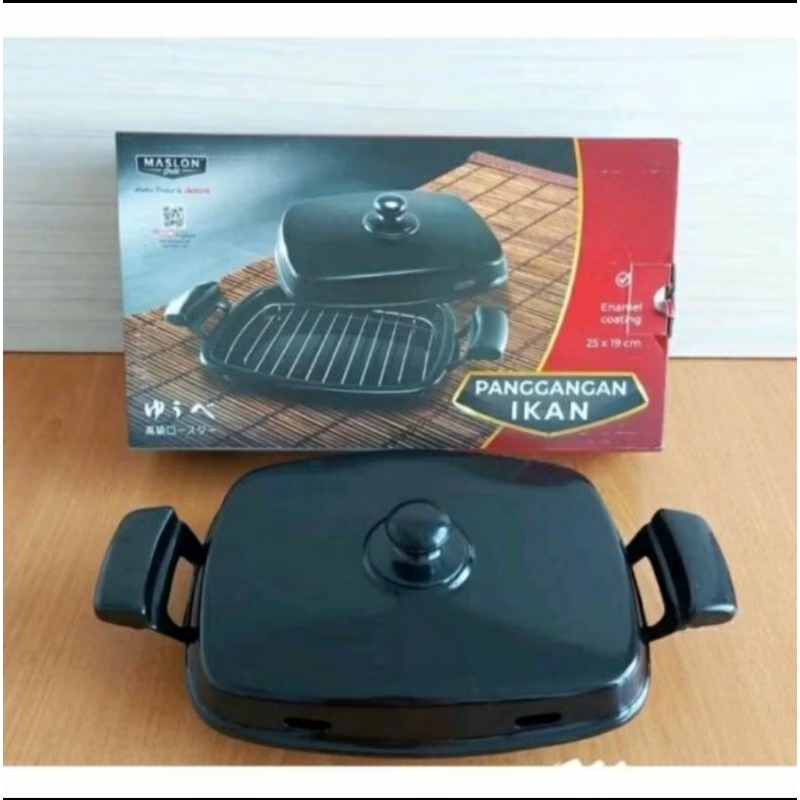 Pemanggang Ikan Ayam Serbaguna | Teflon Pemanggang Ikan Merah Serbaguna
