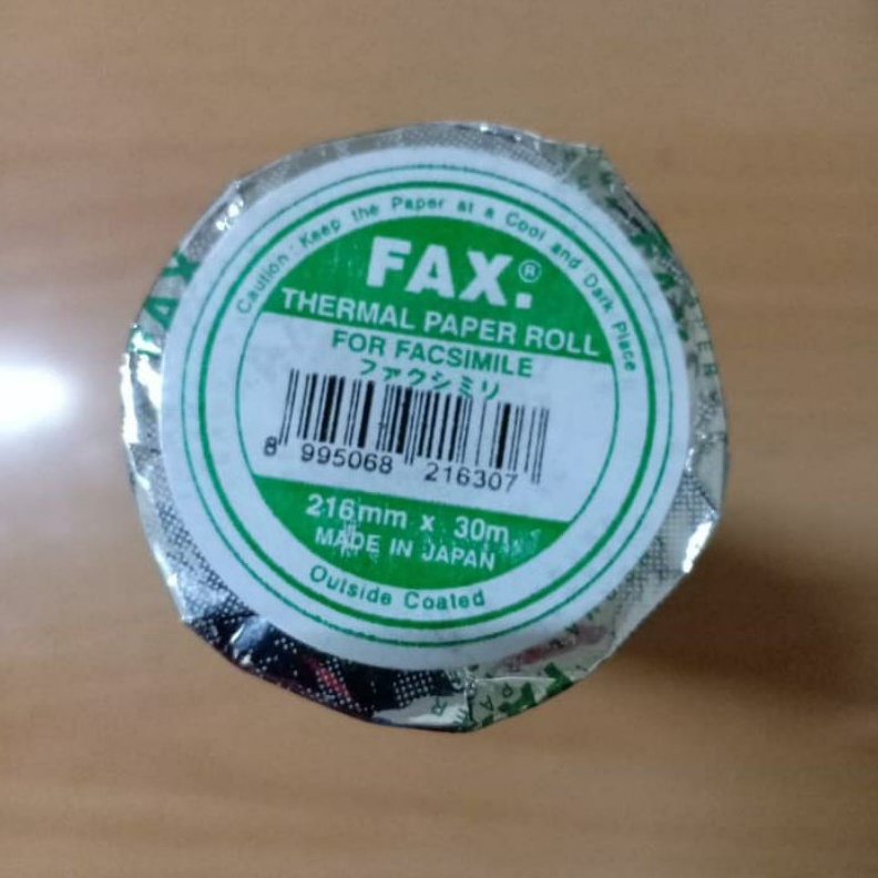 

KODE B8O Kertas Fax 21x3 panjang 3 meter