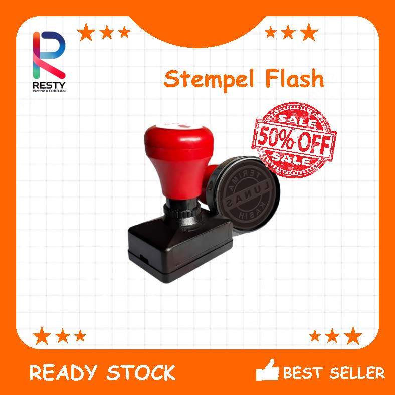 

Cetak Stempel Flash 1-3 Warna