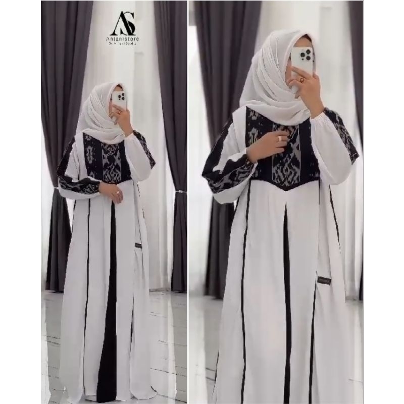 Dress Anjani Store Ready Putih (READY)