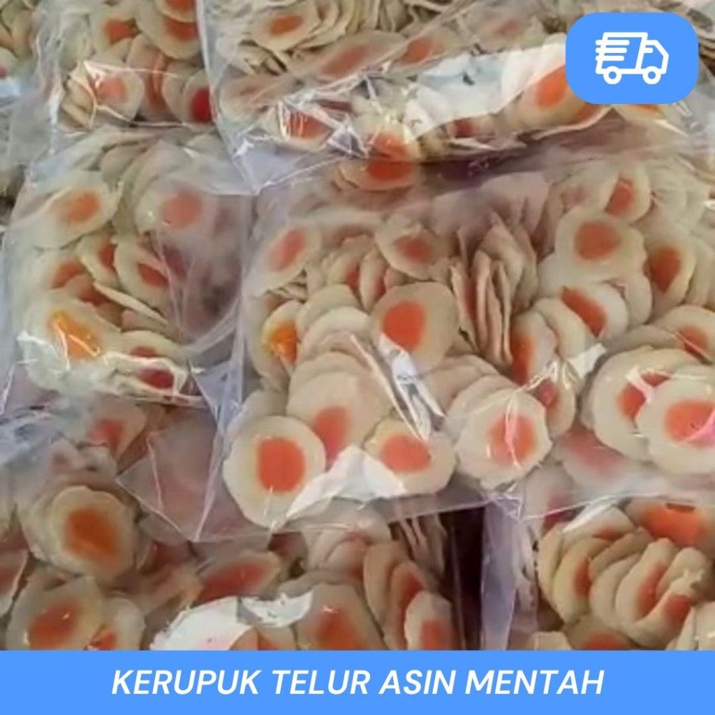 

Kerupuk Telur Asin Semarang - Kerupuk Telur Asin Mentah - 100 Gram - Yogies - Gurih Renyah & Lezat