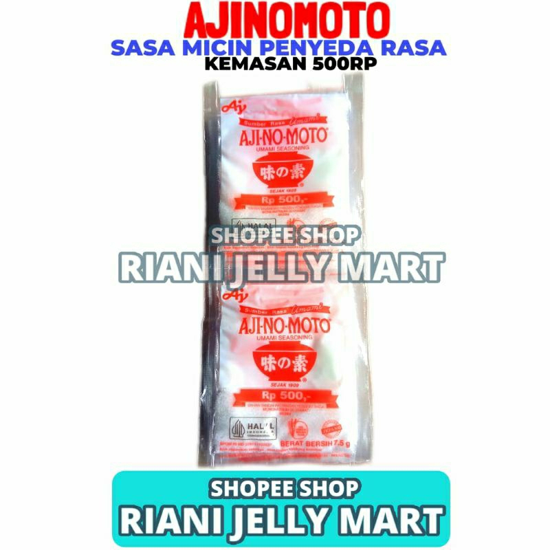 

Ajinomoto Micin Penyedap Rasa 1 Renceng Isi 12 Sachet