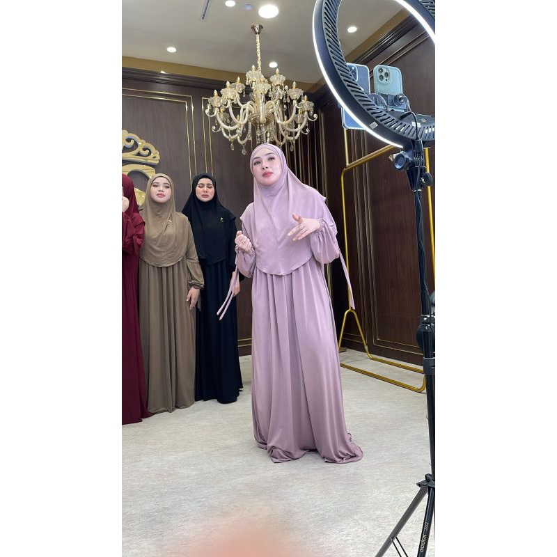 SHELLASAUKIA ORI DIJAMIN 100% SHELLASAUKIASHOP DRESS SHELLASAUKIA DRESS UMROH SHELLASAUKIA SHOP