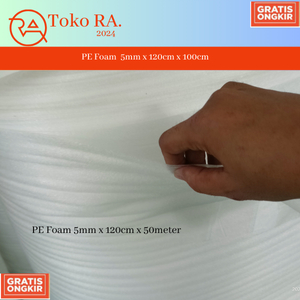 

PE Foam 0.5mm x 120cm x 1meter