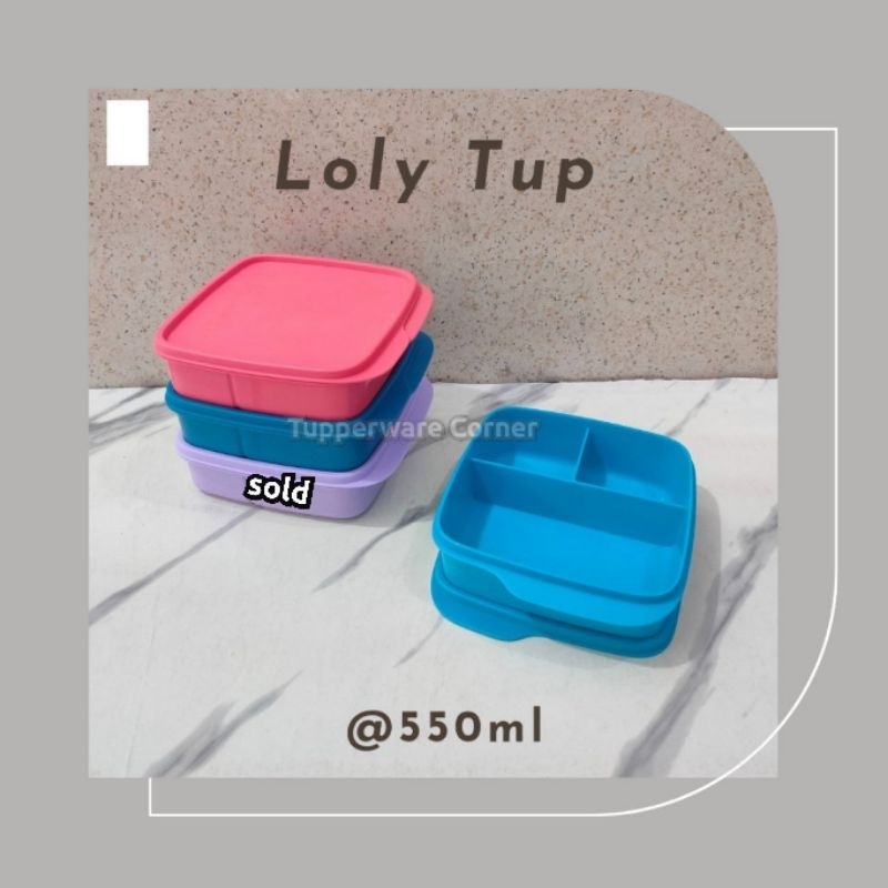 TUPPERWARE // Tempat Makan // Loly Tup uk 550ml