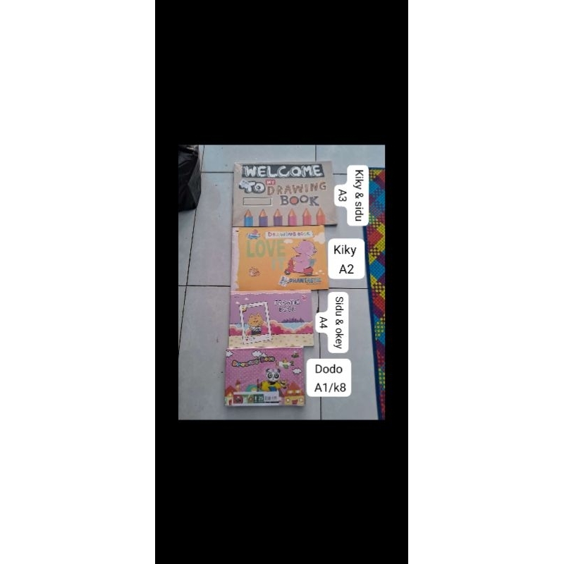 buku gambar kiky A2