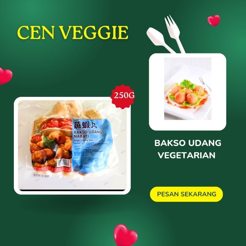 

Bakso udang vegan