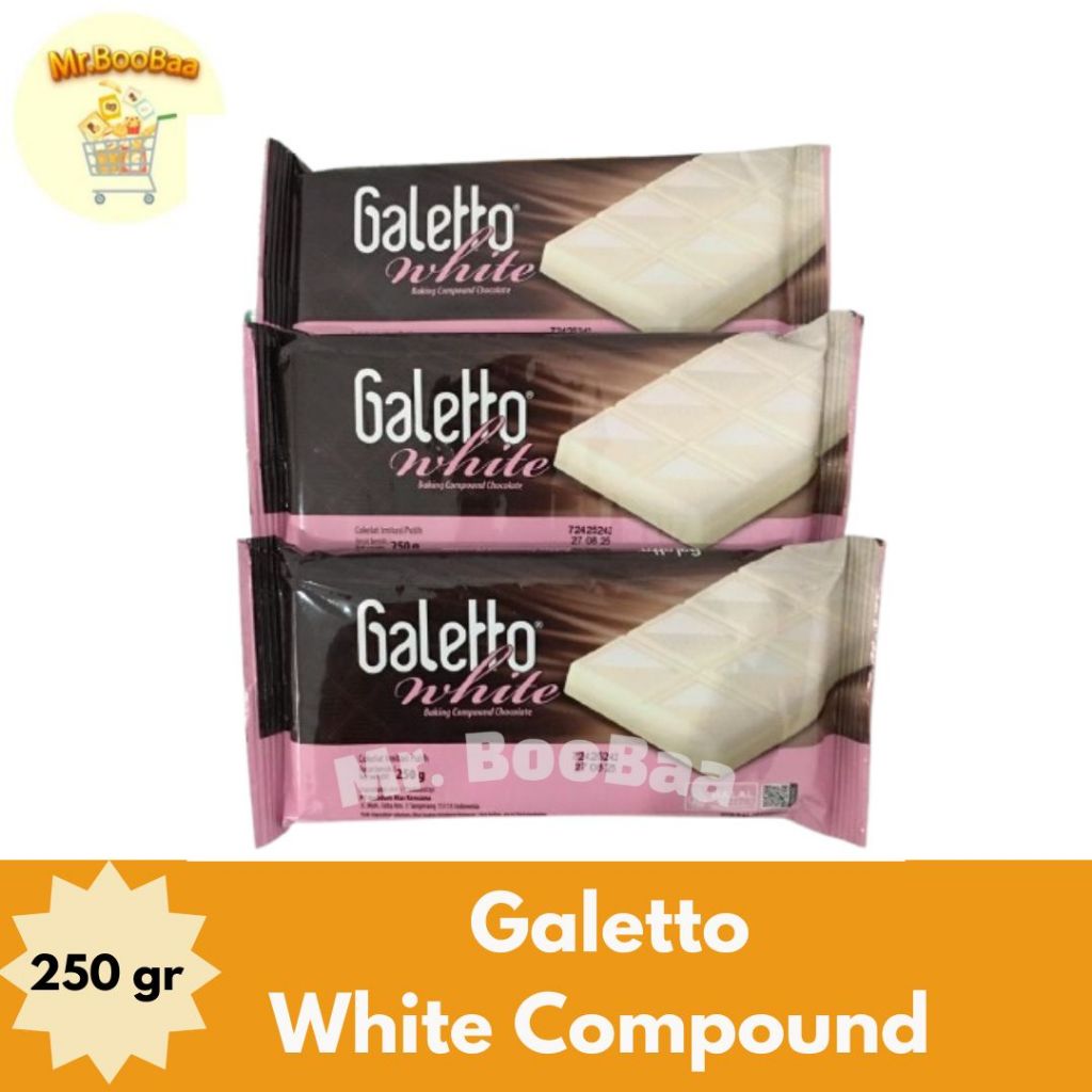 

GALETTO WHITE CHOCOLATE For Baking 250gr