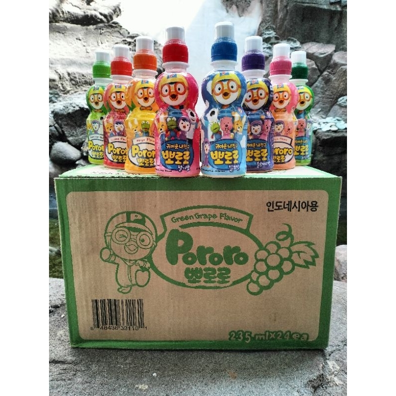 

Pororo drink minuman anak (1 karton 24 pcs) boleh mix. Ed 2026