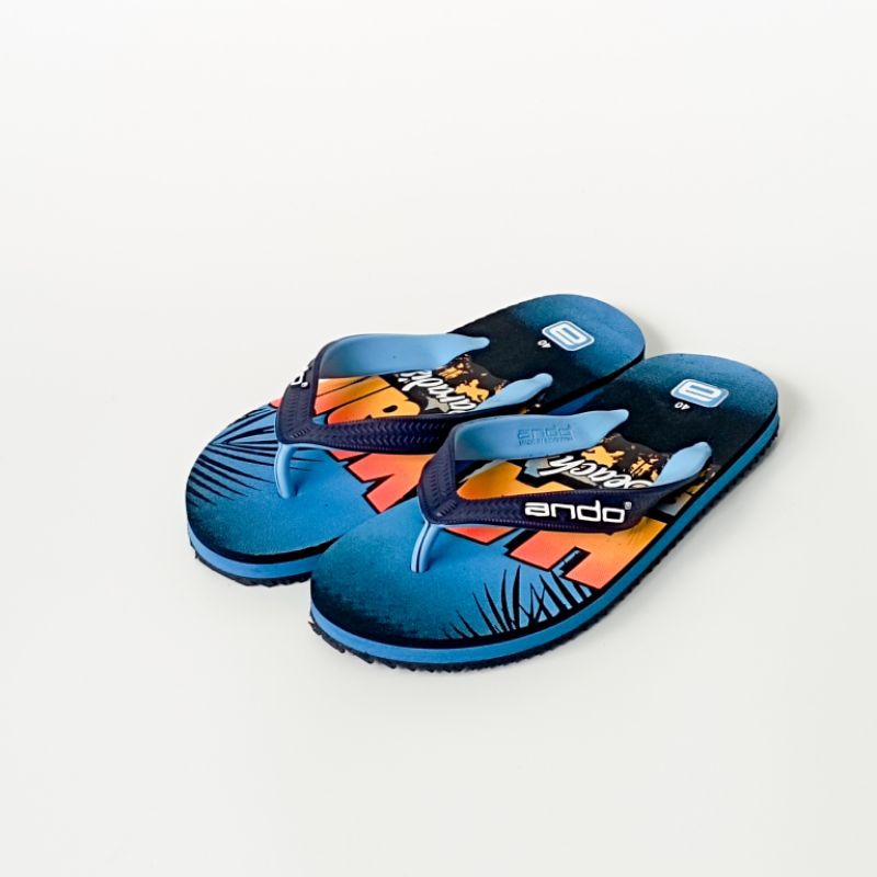 Sandal Jepit ANDO MOTIF | SANDAL ANDO ARTIKEL PARADISE PRIA DEWASA