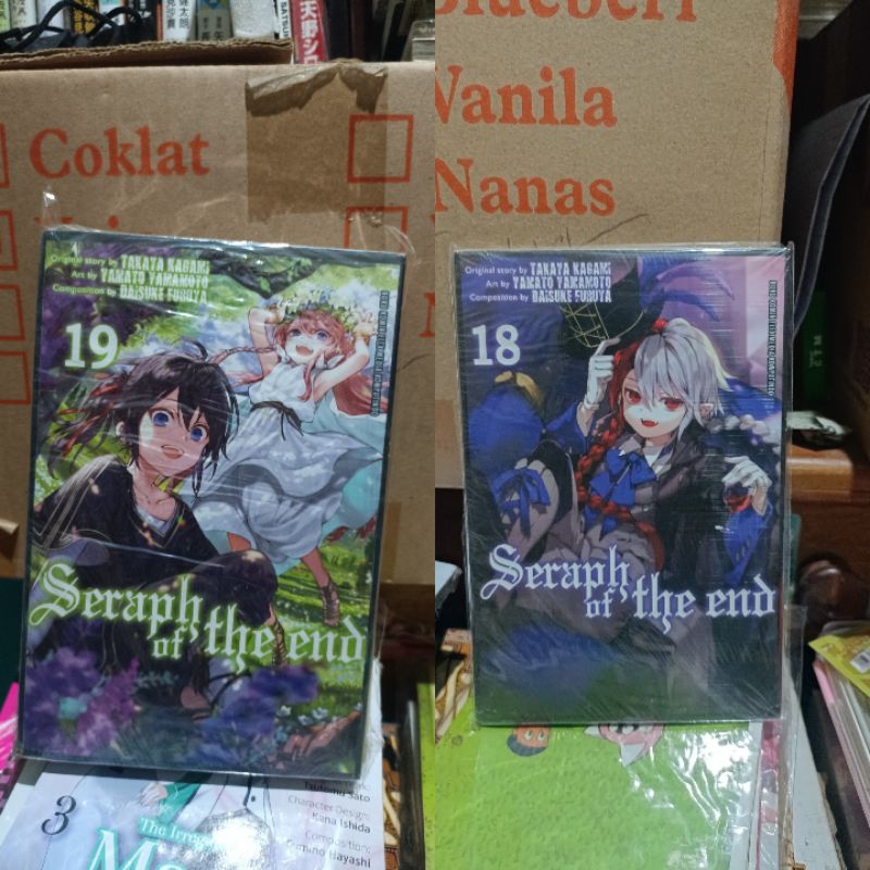 Komik seraph of the end 18,19 segel / komik seraph of the end vol 18,19 segel