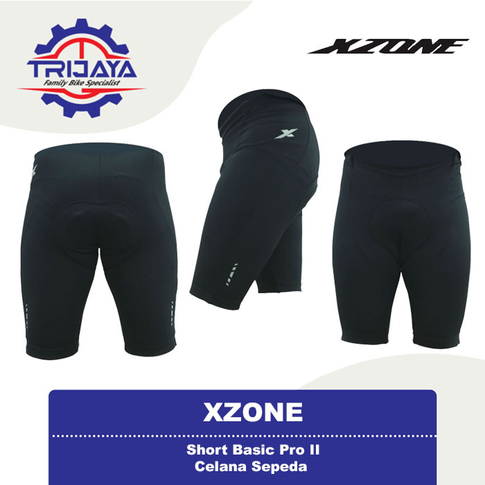 Xzone Short Basic Pro II Celana Sepeda Padding