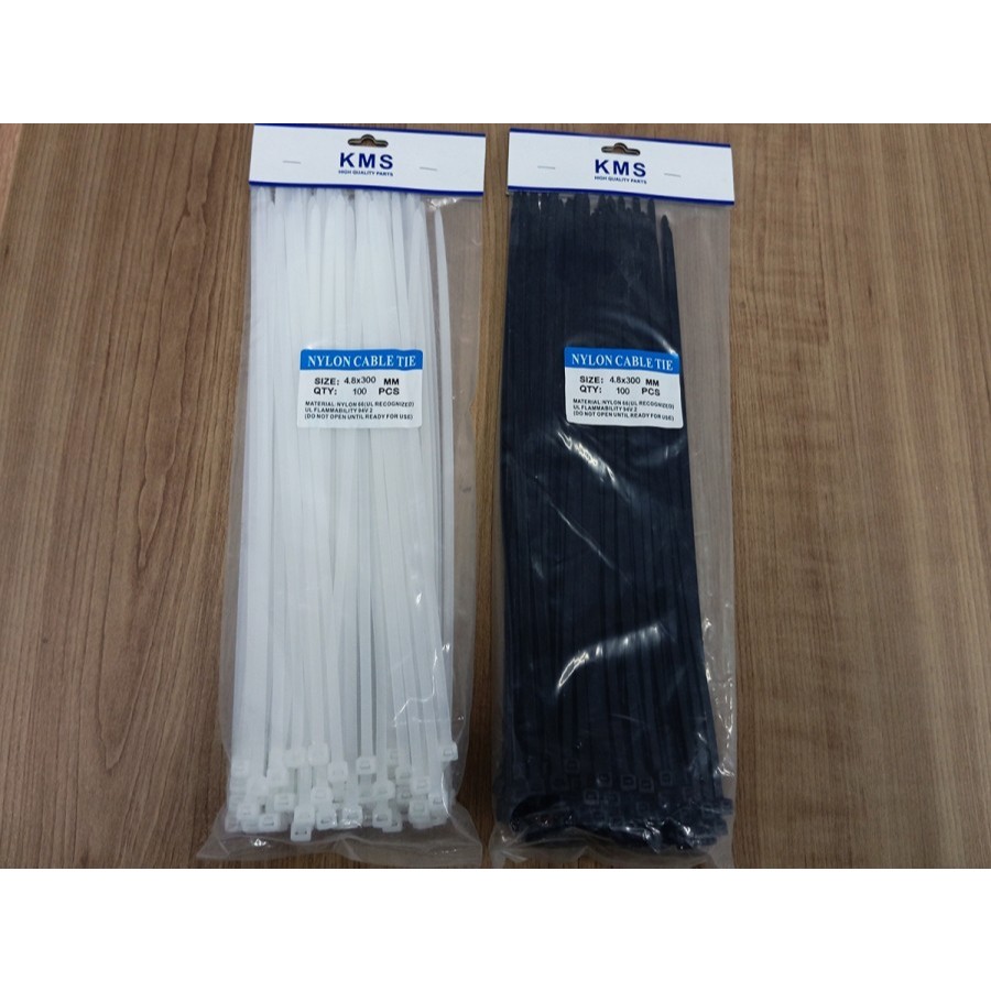 

KMS Kabel Ties / Cable Ties / Kabel Tis 30CM CV300S 4,8 x 300