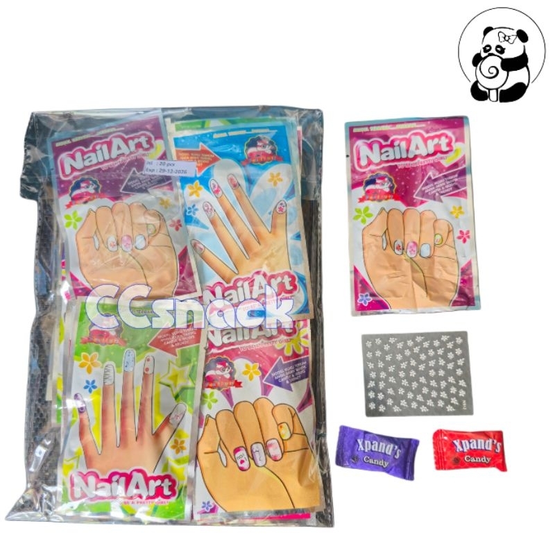 

PLANET NAIL ART PERMEN PAK ISI 20