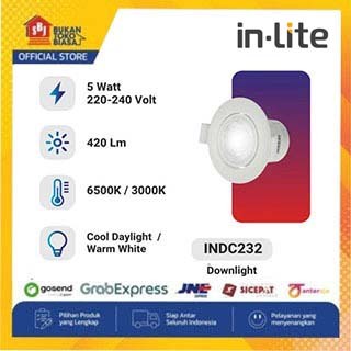 InLite INDC232 Lampu Downlight Led 5 Watt
