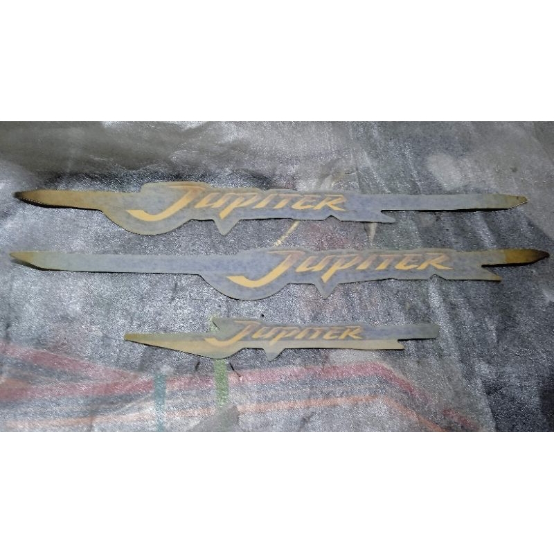 original stripping stiker full set box cover body kanan kiri Jupiter z lama old stopan kipas biru hi
