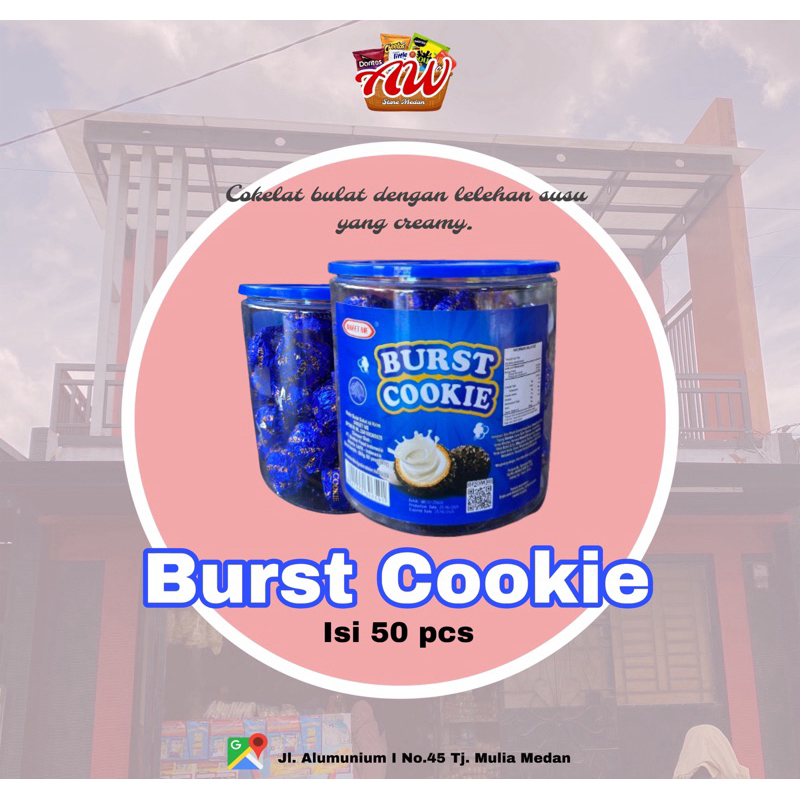 

Burst Cookie 500 g (isi 50 pcs/toples)