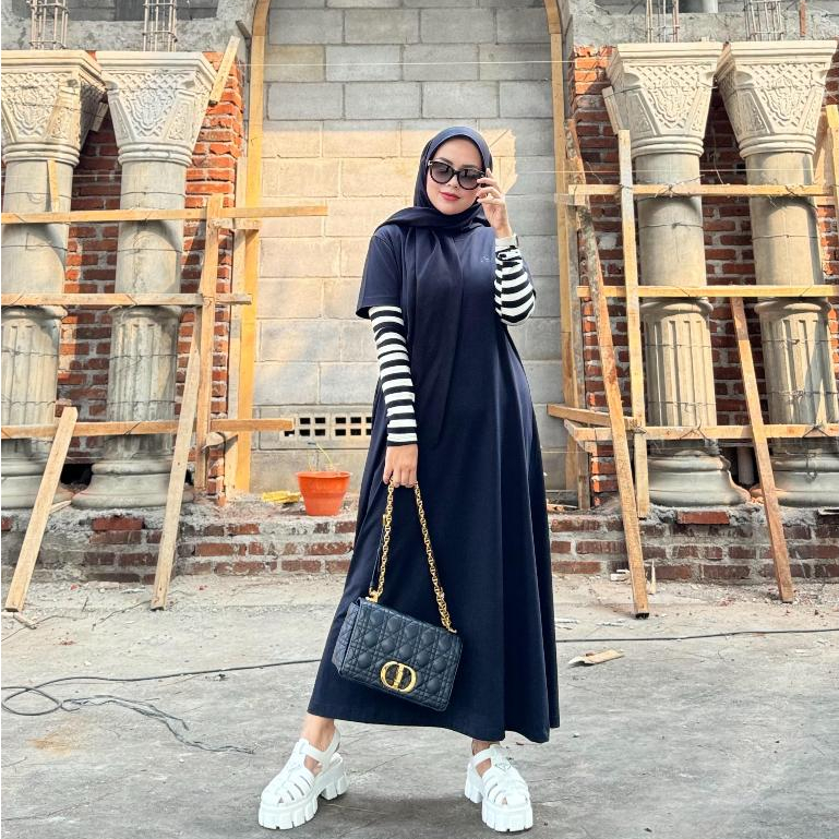 LOLY MIDI DRESS BY JOURNEY SCARVES