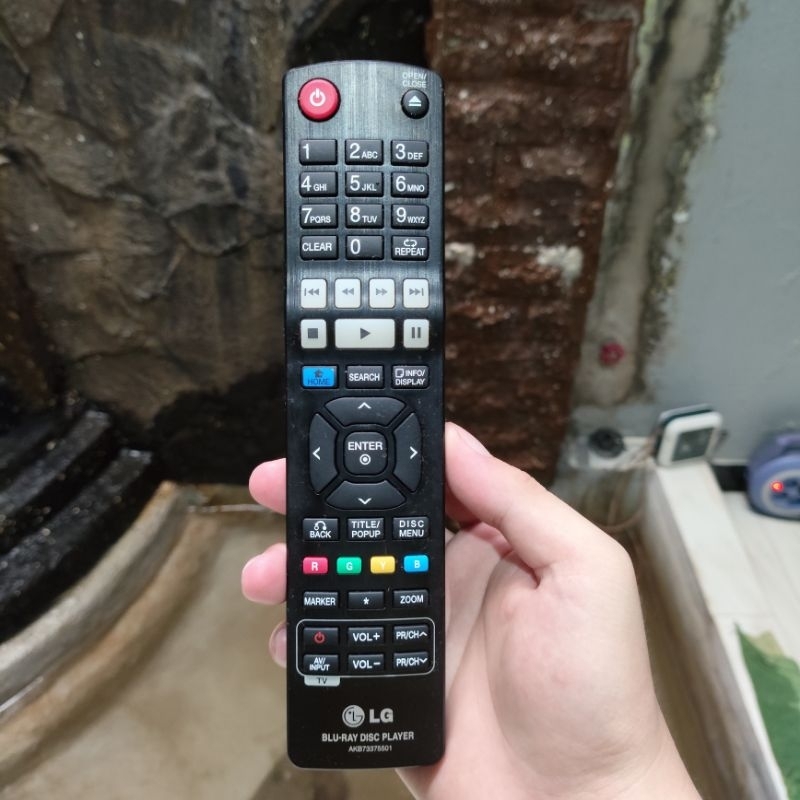 Remote blu-ray disc player LG