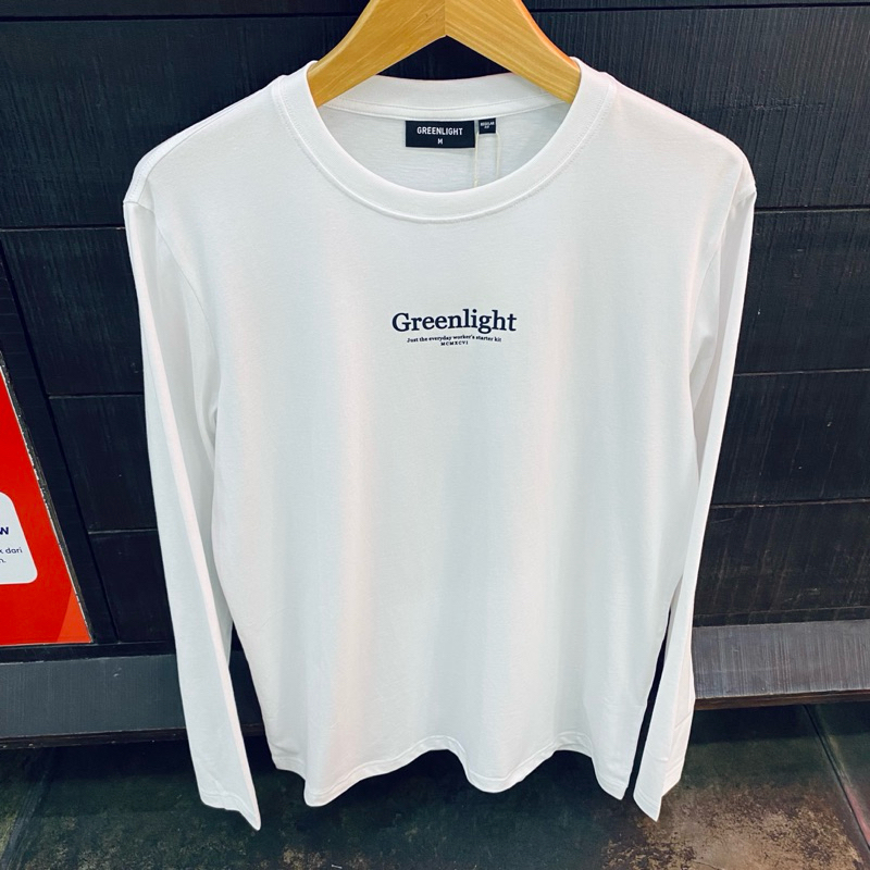 Kaos Greenlight Original Terbaru ( REGULER FIT) kaos Pria lengan panjang greenlight ori