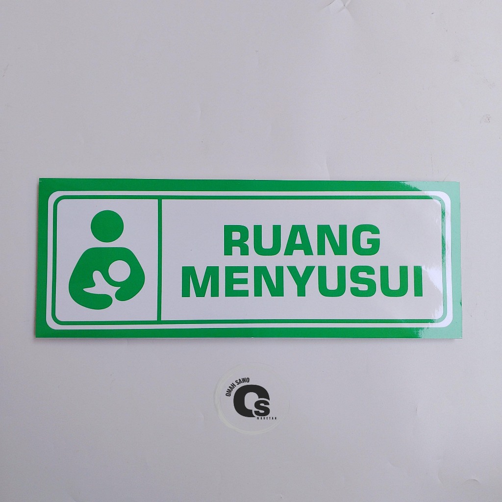 

Stiker Ruang Menyusui - Stiker Nama Ruang - Stiker Vinyl