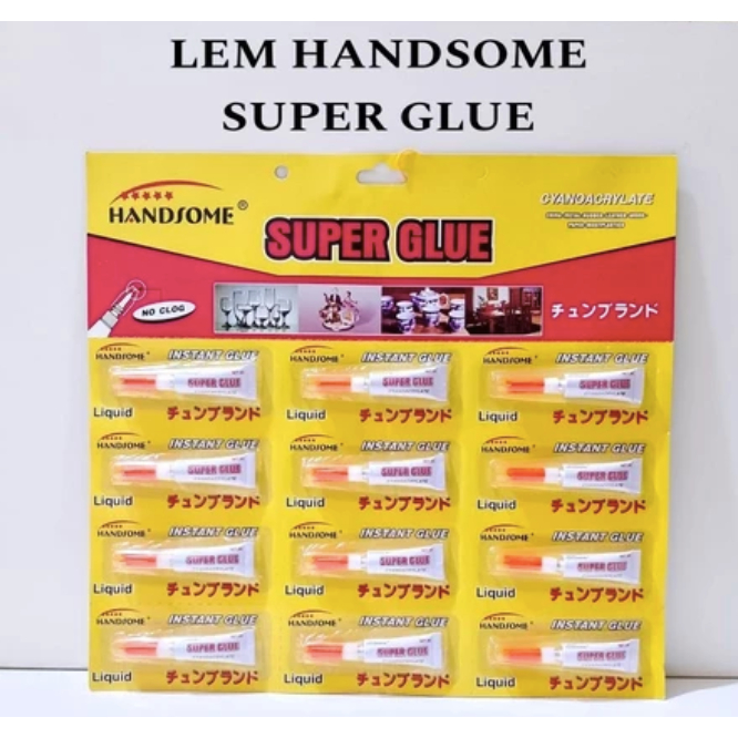 

[ISTY] [SATUAN] Lem Hand Some Super Glue Renceng - Lem Hand Some Renceng