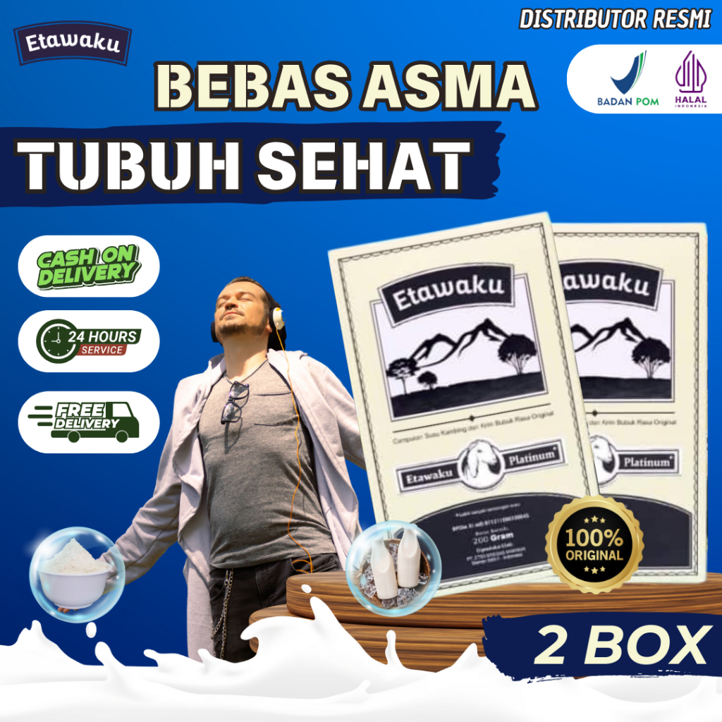 

HEMAT 2 BOX ETAWAKU - Bebas Asma Tubuh Sehat Susu Sehat Untuk Atasi Masalah Pernapasan Atasi Asma