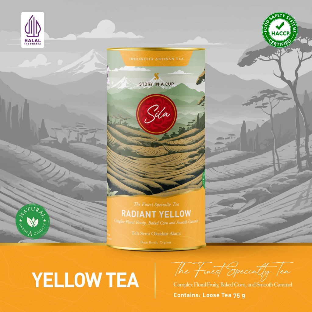 

Sila Specialty Tea | Radiant Yellow | Canister | Teh Premium | Yellow Tea