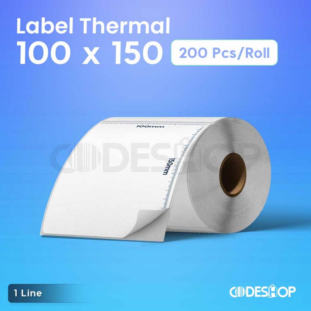 

STIKER LABEL THERMAL 100X150 ISI 200 PCS