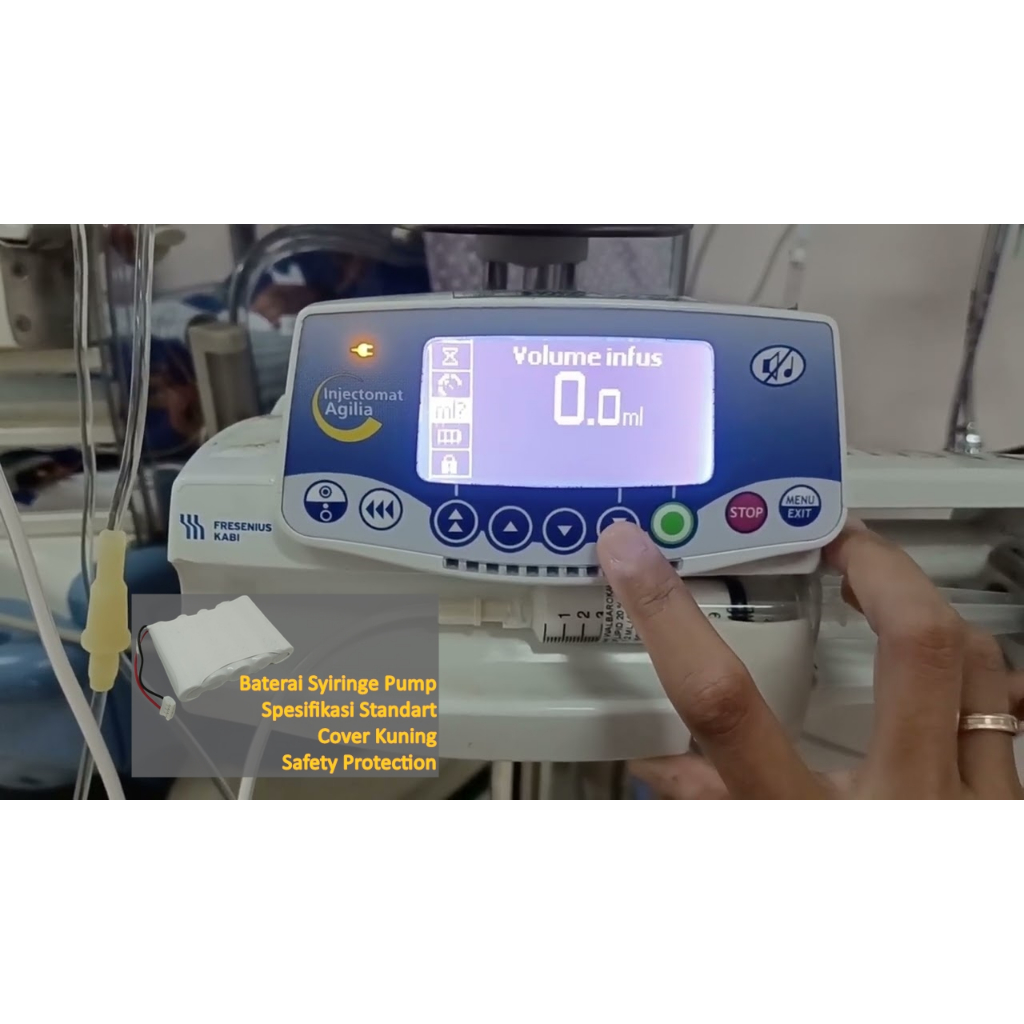 Baterai Syringe Pump Fresenius Kabi Agilia injectomat 6V syiringe Battery PT IHS