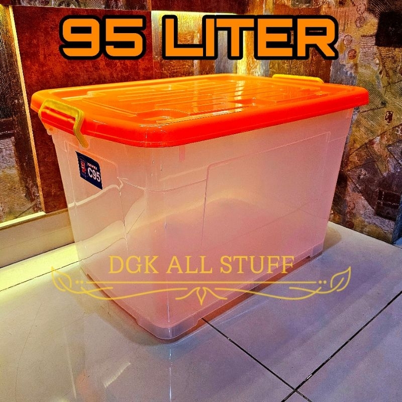 Kontainer 95 Liter 95L 95 L Container Box 95 Liter 95L 95 L Plastik MURAH