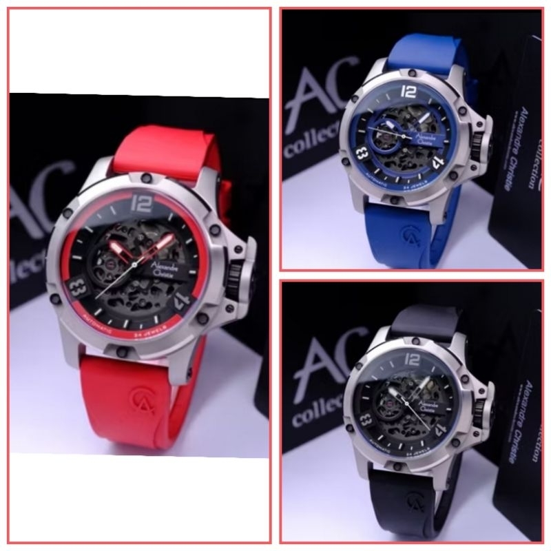 Jam Tangan Pria Alexandre Christie Ac 6295 Otomatis Alexandre Christie Original