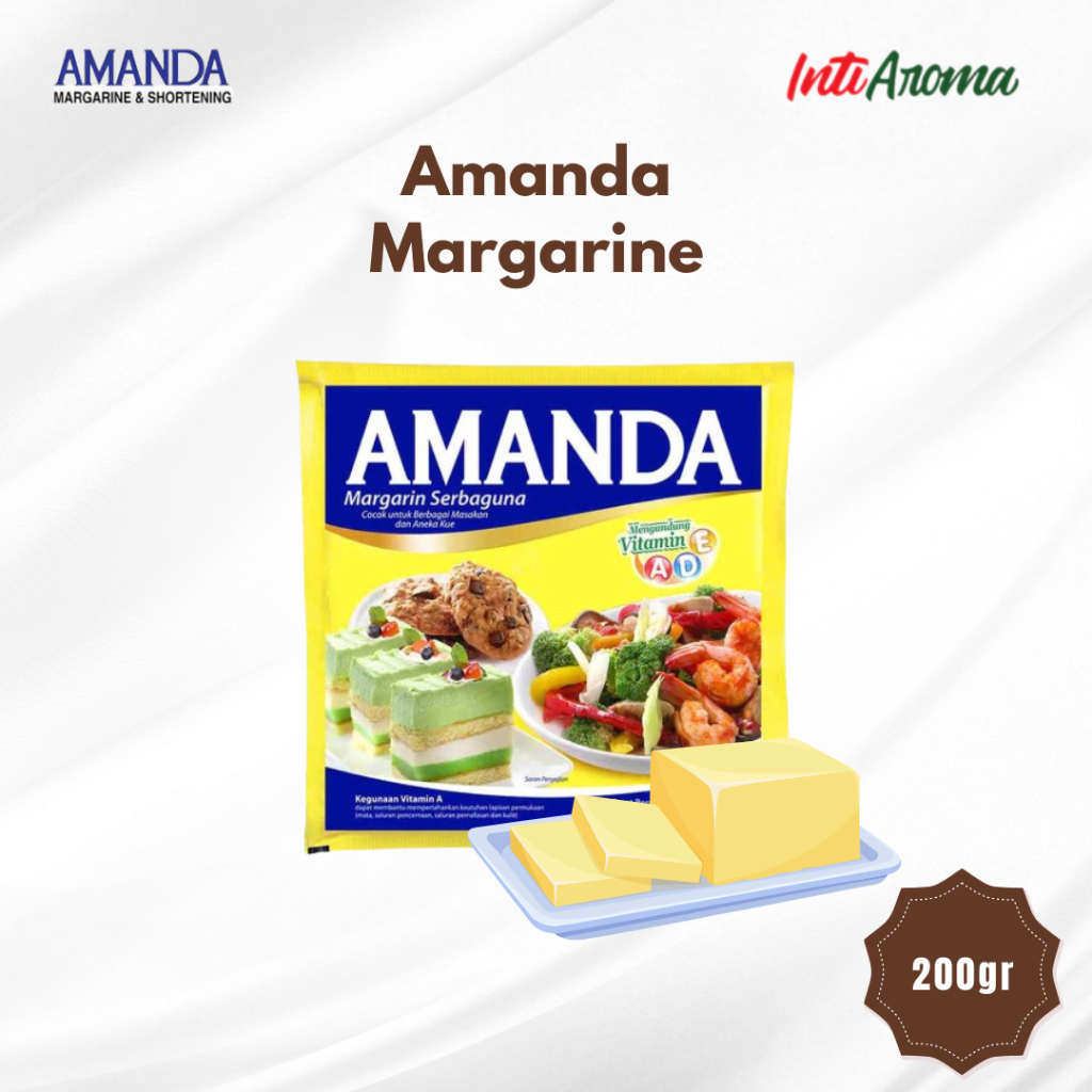 

Amanda Margarine Serbaguna 200gr Kemasan Sachet Praktis dan Ideal